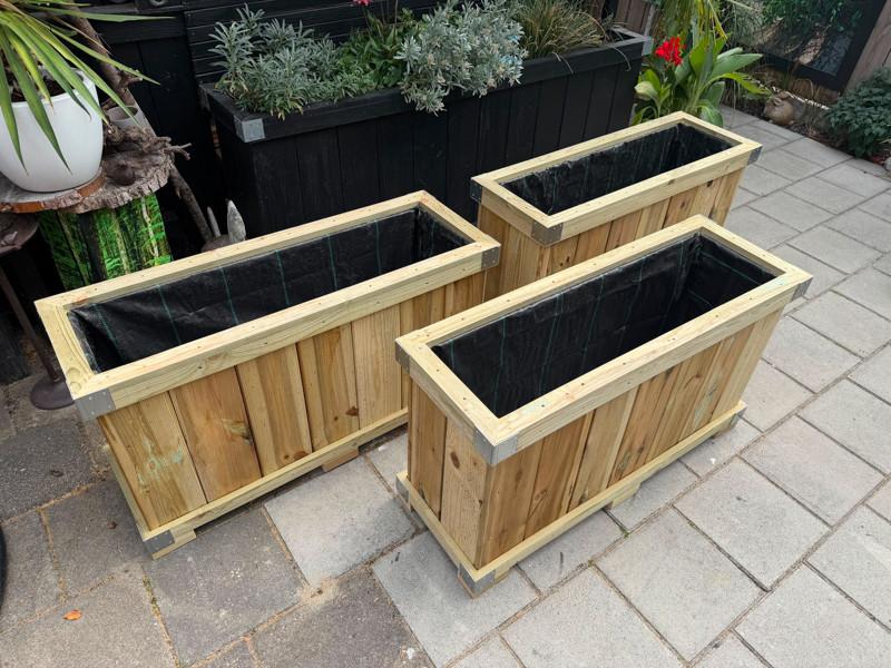 Zeeuwse robuuste bloembak L100 x B35 x H55