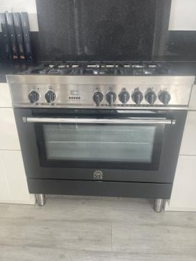 Gasfornuis  breedte 90 cm