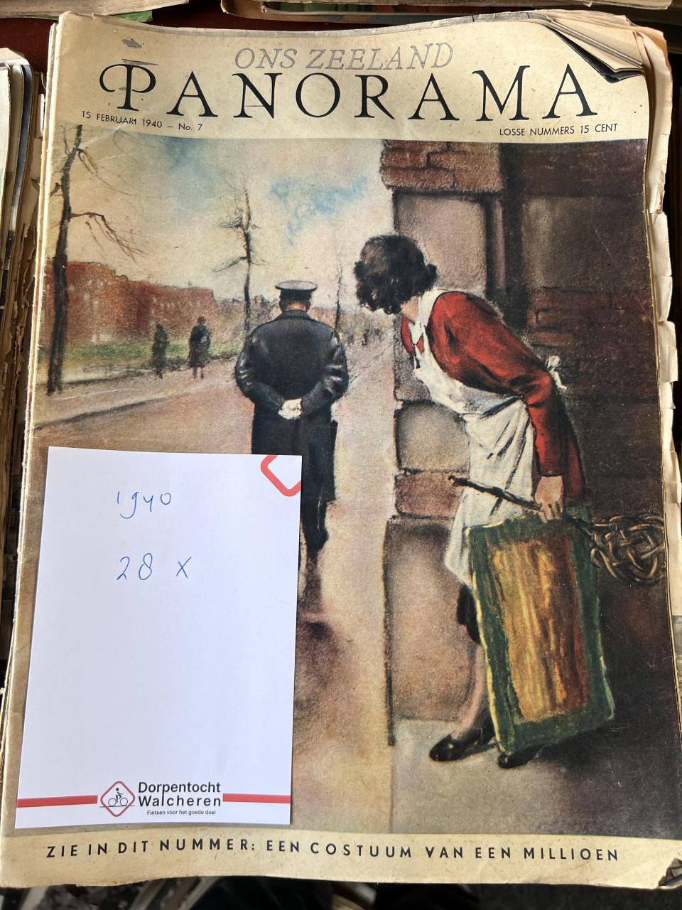 Panorama ONS ZEELAND Vintage tijdschriften