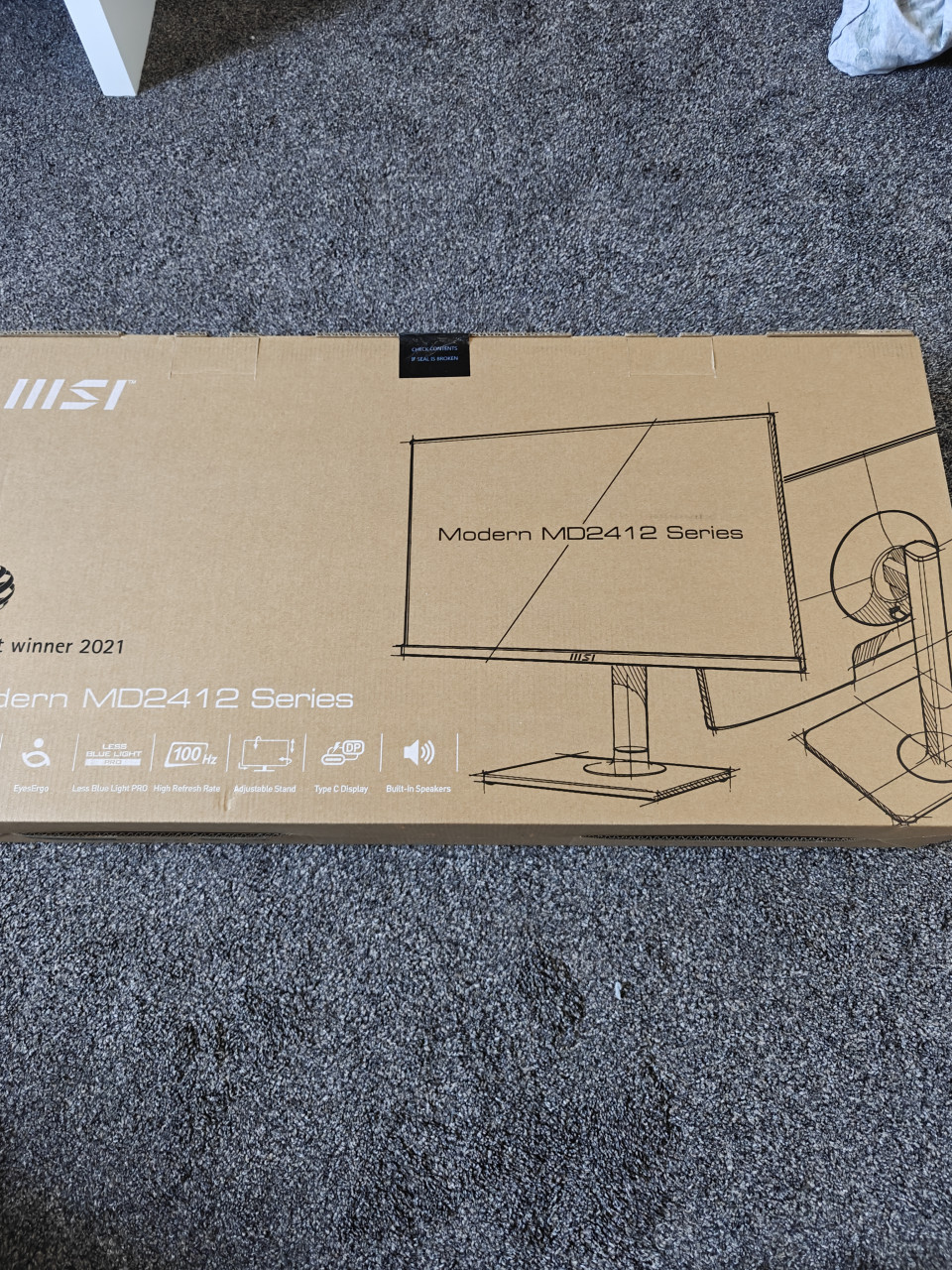 Nieuwe MSI monitor 24 inch