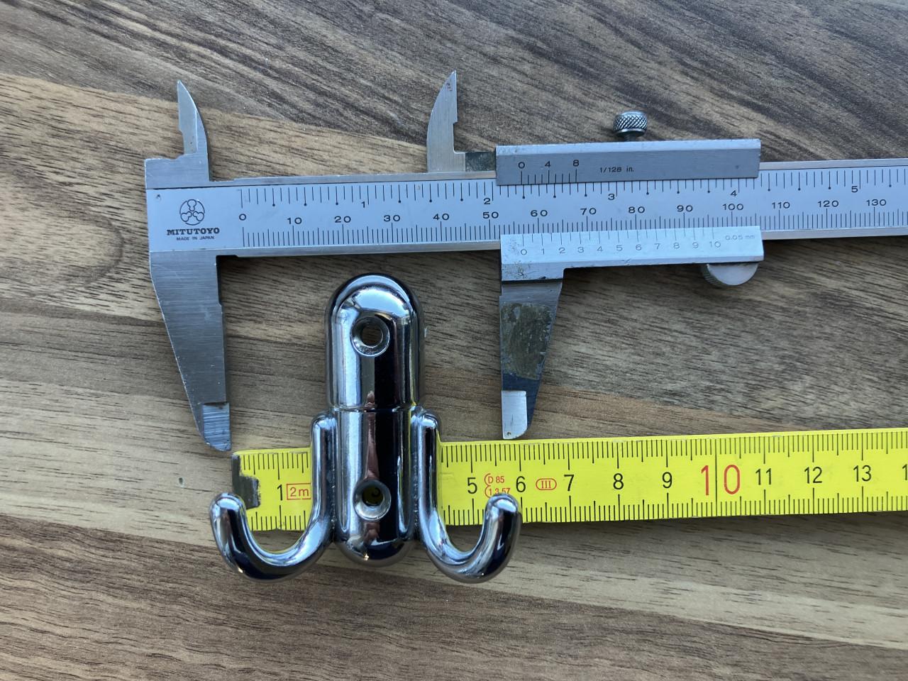 Vintage kleine kapstokhaken 4st