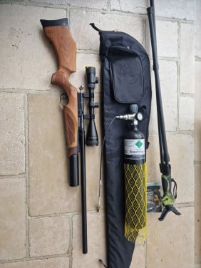 PCP Luchtbuks B.S.A + telescoop vizier