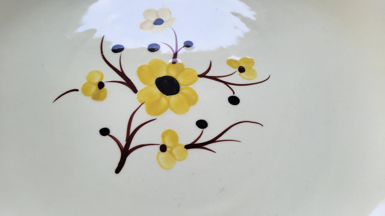 Set van 2 vintage Franse schalen Salins servies Catherine