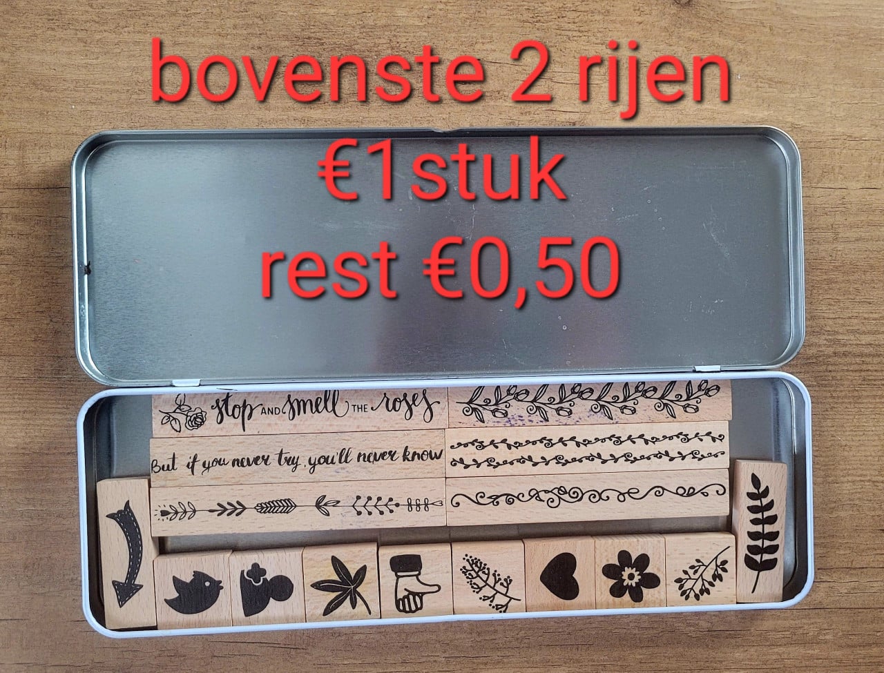 Stencils / Sjabloon, stempels Vanaf € 0,50