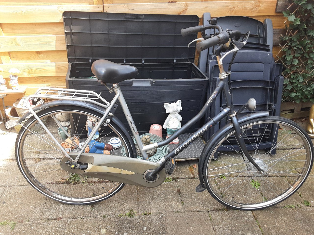 Grandeur damesfiets, 3 speed, trommelrem