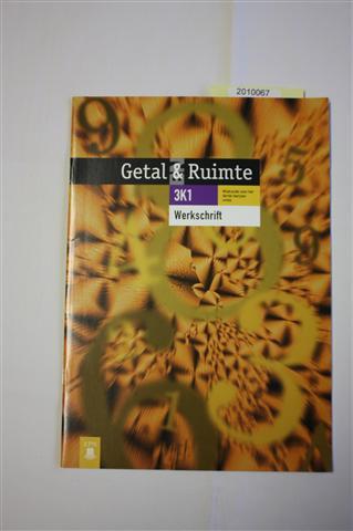 Getal & Ruimte 3K1 Wiskunde werkschrift ISBN: 9011037715 Euro 2,50