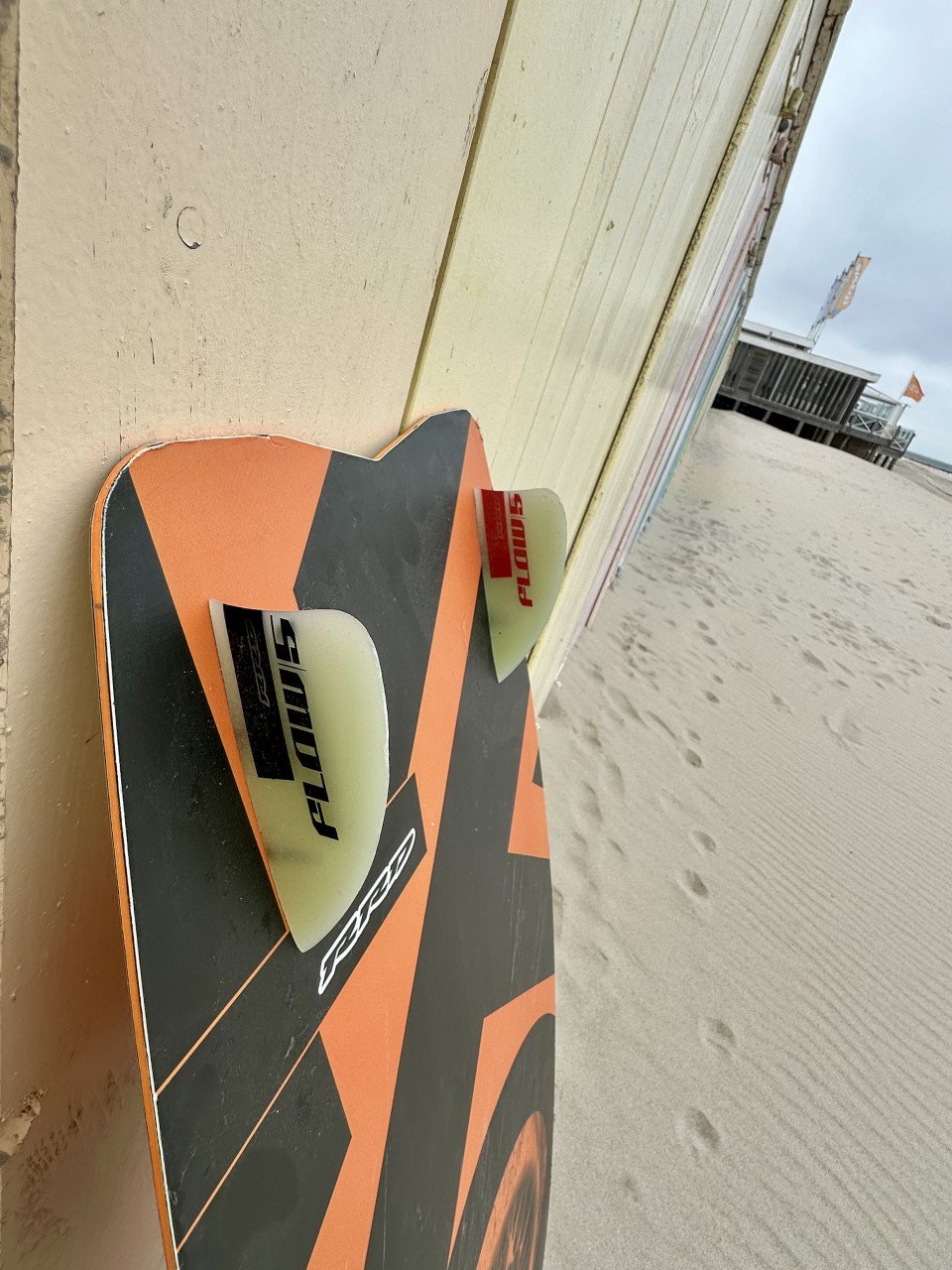 Kiteboard RRD 137x41, inclusief bijbehorende voetbinding