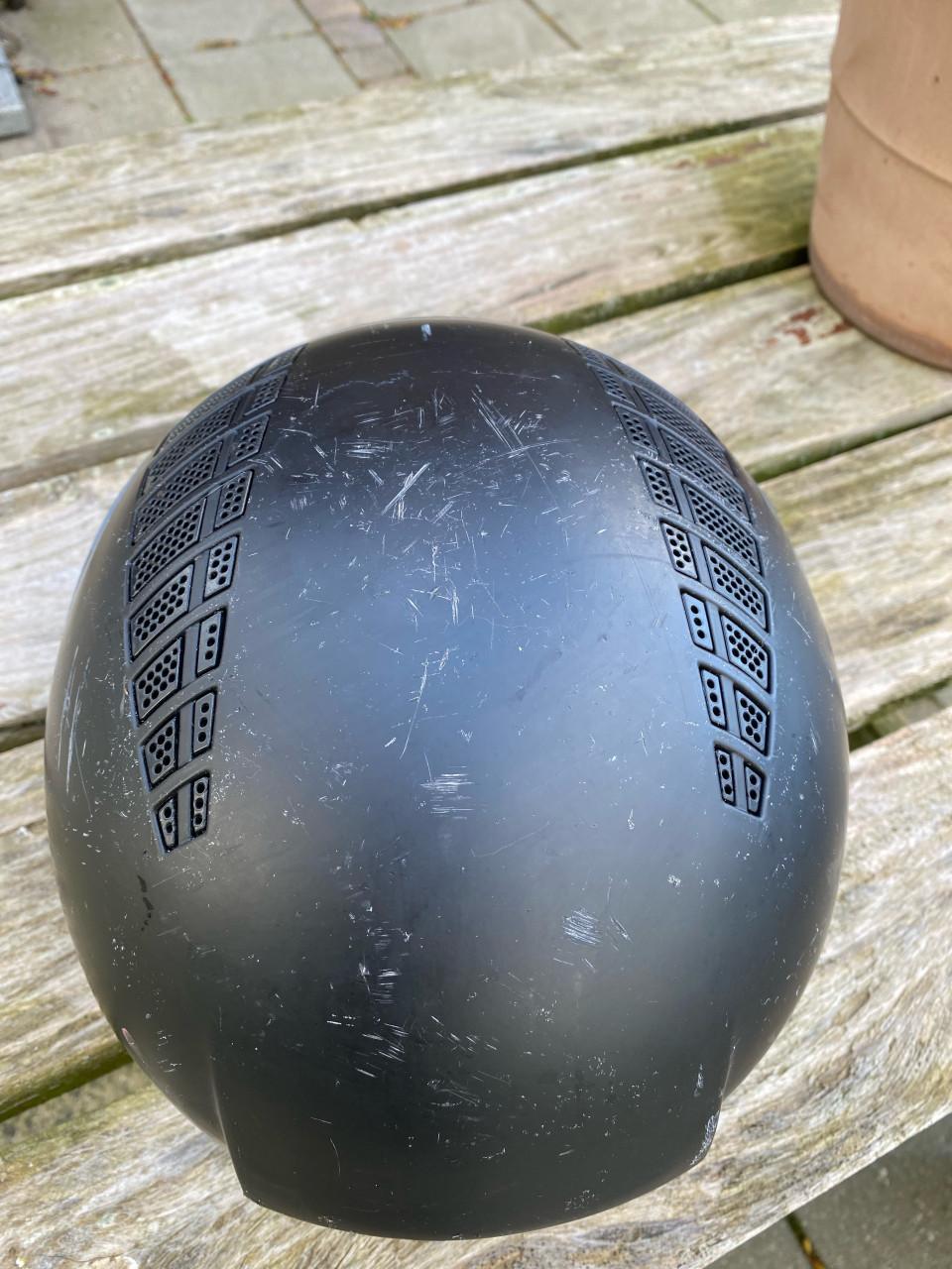 Matzwarte scooterhelm Vinze helmets maat L