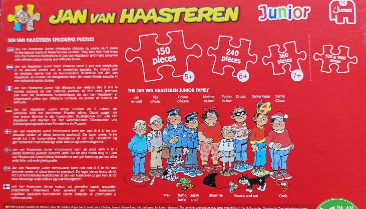 Jan van Haasteren puzzel 240 stukjes