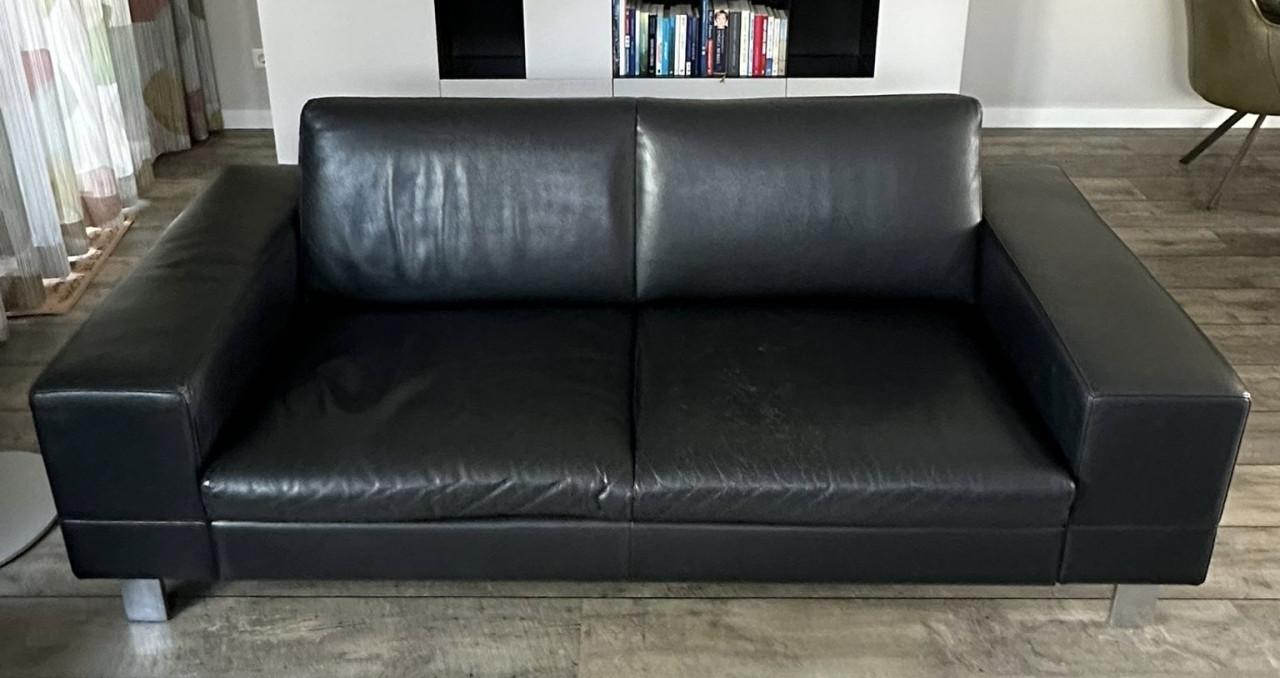 Leolux DOCK 2,5 zits bank (zwart)