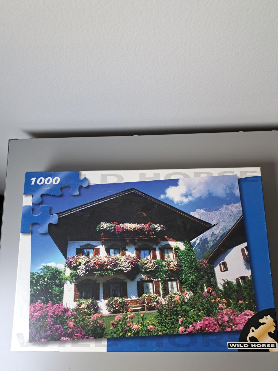 Legpuzzels van 1000 stukjes.