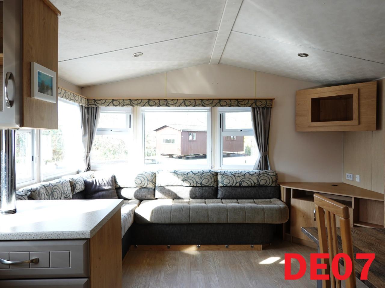 Europa stacaravans, chalets met 2 slaapkamers voorradig