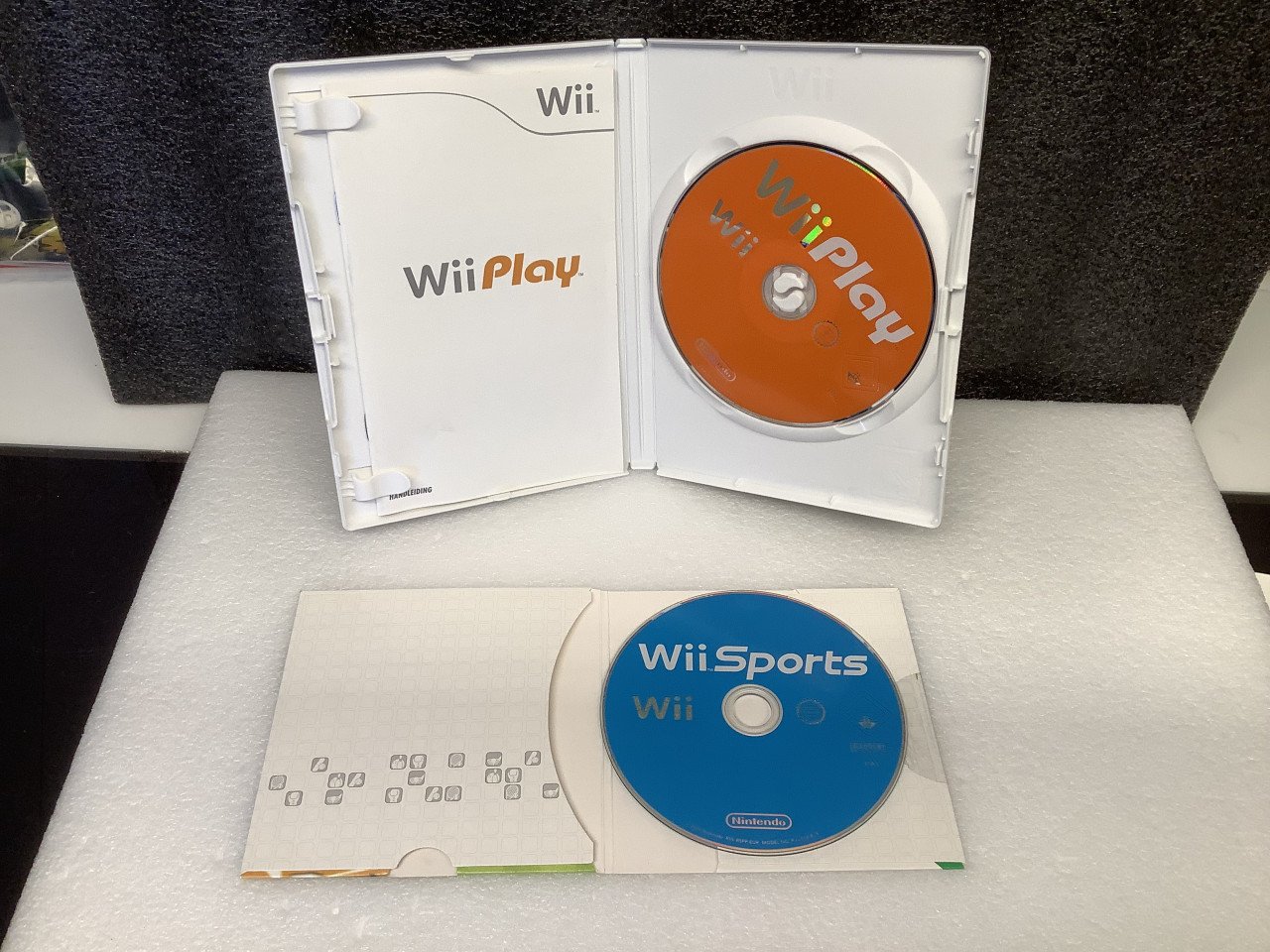 Nintendo Wii console met controller en Wii Sports en Wii play