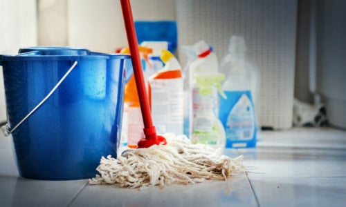 Schoonmaak en schilderen