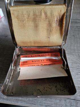 Vintage sigarettenroller ELWA - Tabaksdoos