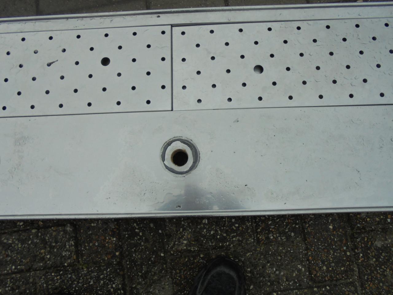 Roestvrij stalen bier tapblad makelijk om bijvoorbeeld buiten te gebruiken