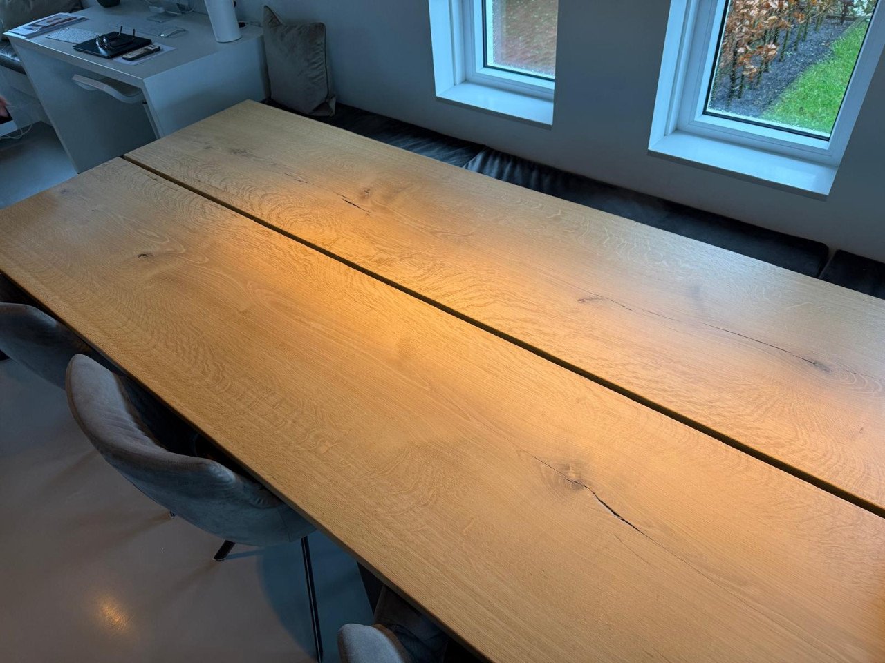Eikenhouten eettafel