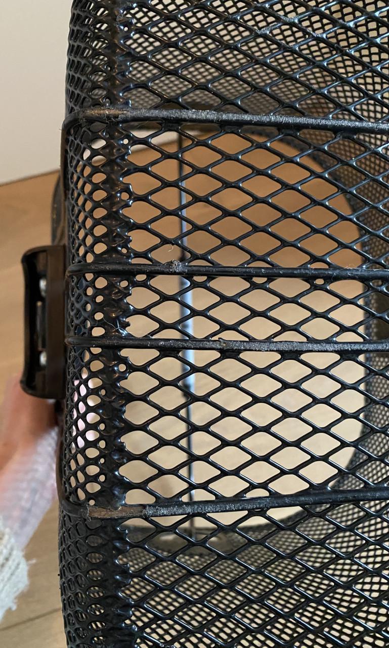 New Looks | fietsmand met bevestiging | zwart