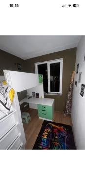 Ikea smasstad hoogr met kast en bureau in 1 !