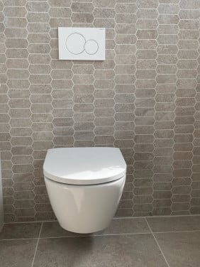 NIEUW Hexagon wandtegels Villeroy en Boch Bourgogna Decor Beige