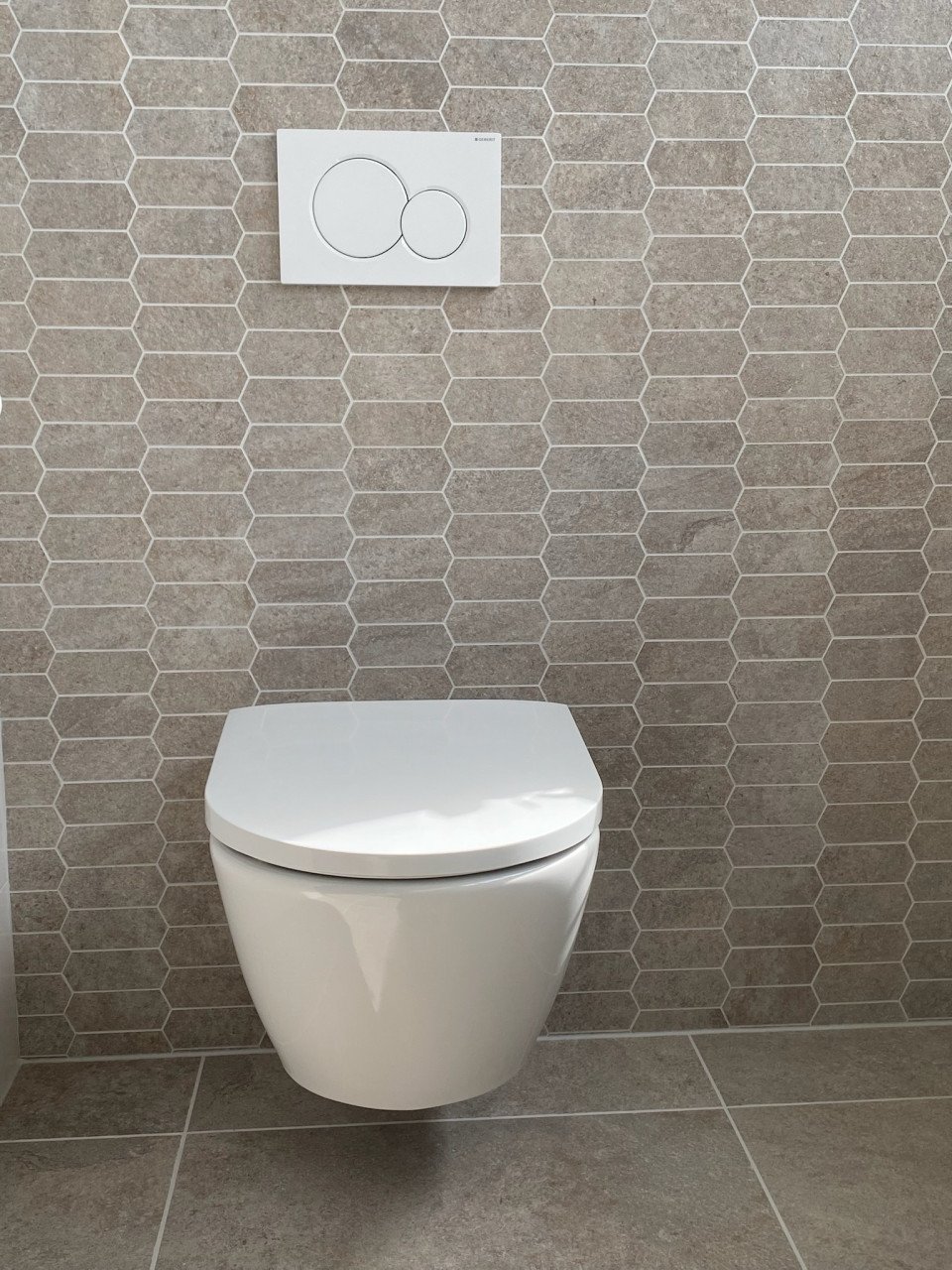 NIEUW Hexagon wandtegels Villeroy en Boch Bourgogna Decor Beige
