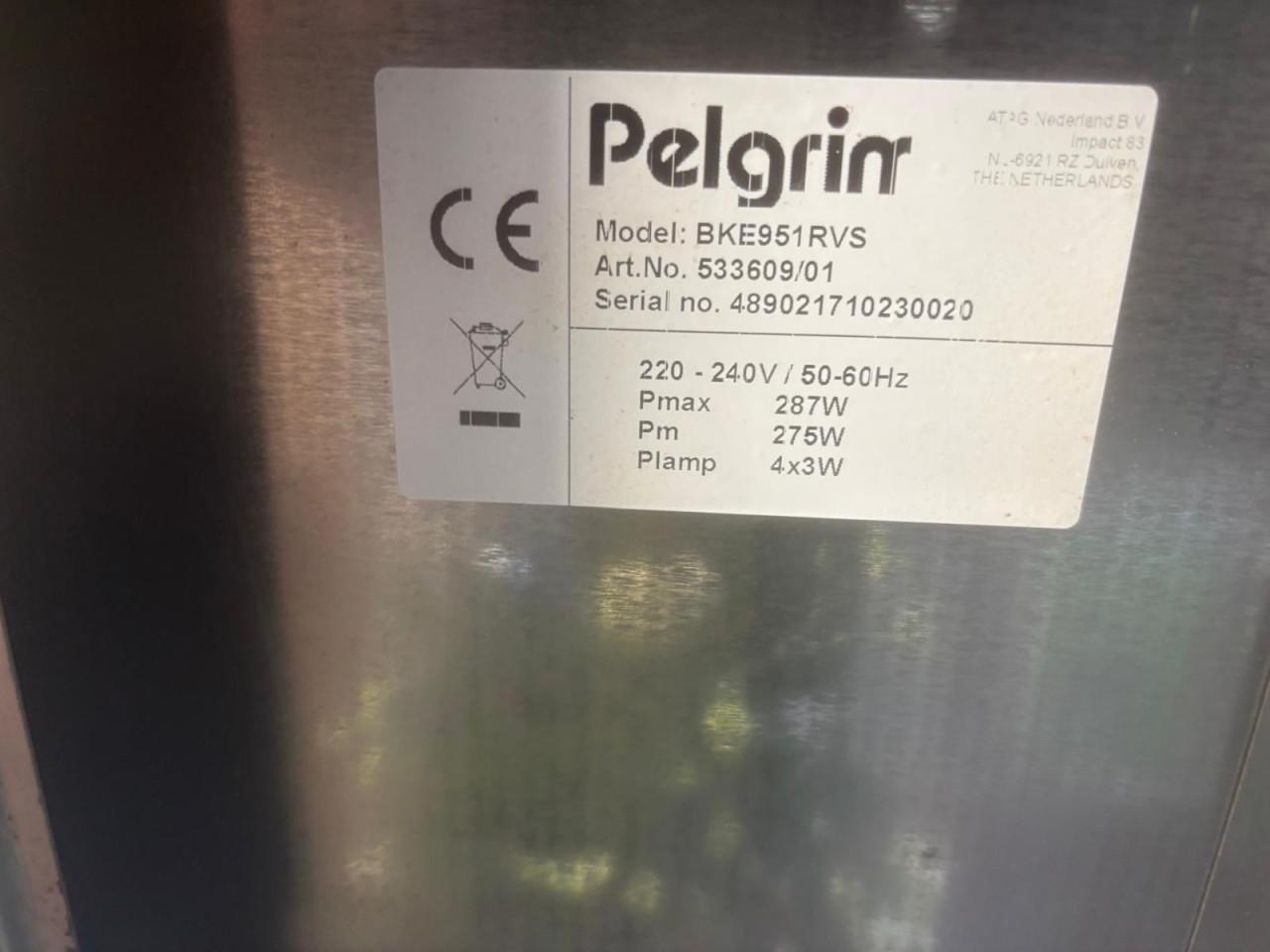 Pelgrim eiland afzuigkap rvs