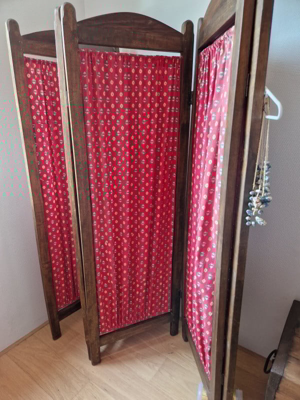 Brocante kamerscherm