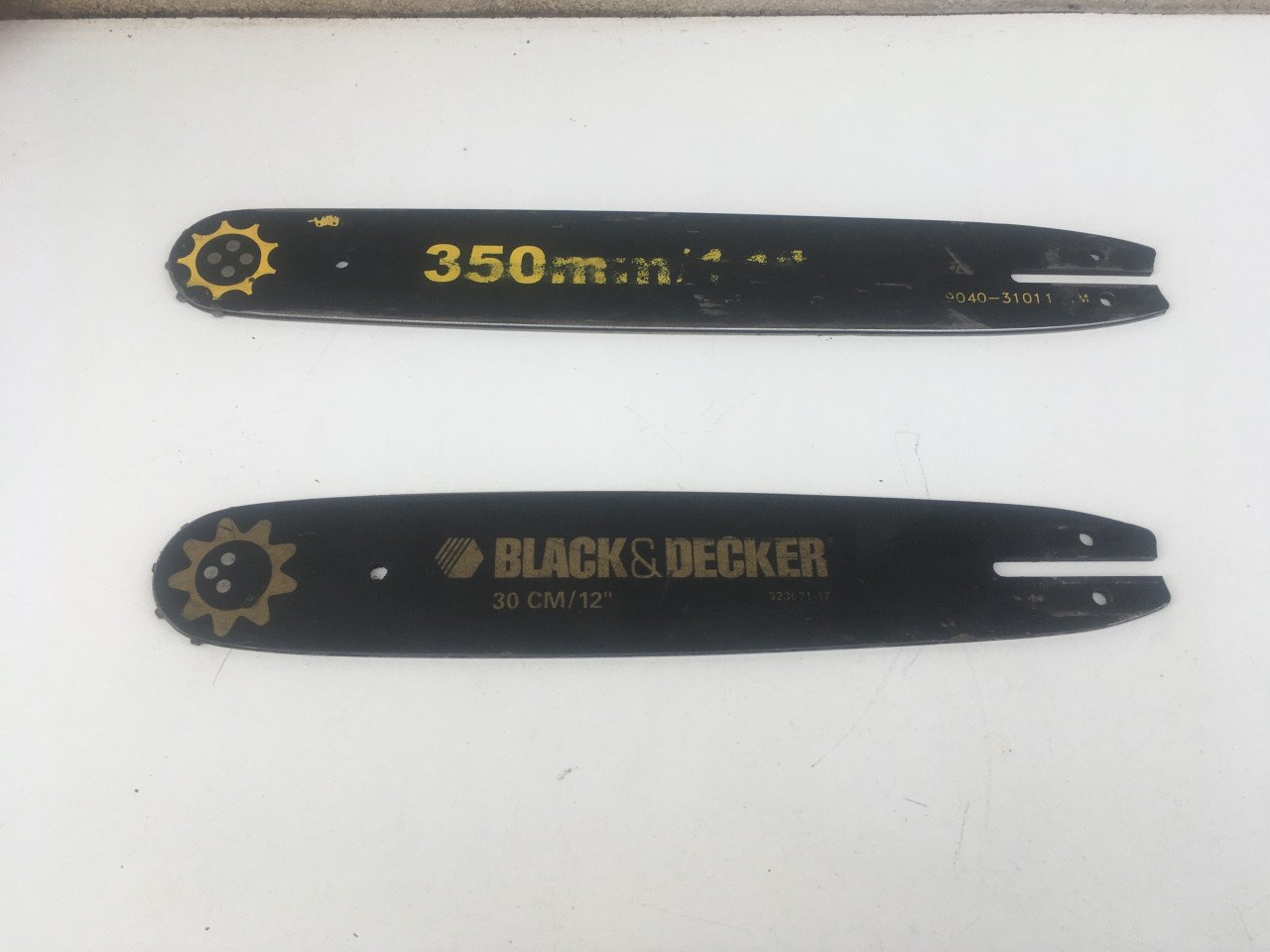 Zaagblad voor kettingzaag oa black&decker in gebruikte staat