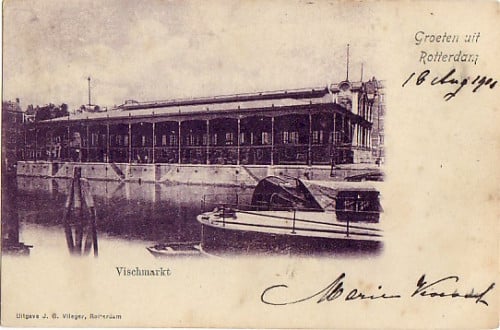 134 Rotterdam Vischmarkt 1901