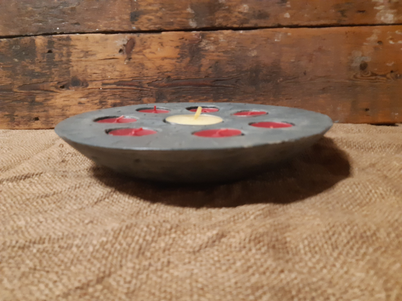 Betonnen schaal, schaaltjes en waxine bakjes voor op terras of in huis