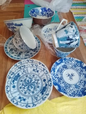Delfts-Blauwe kopjes en kommetjes