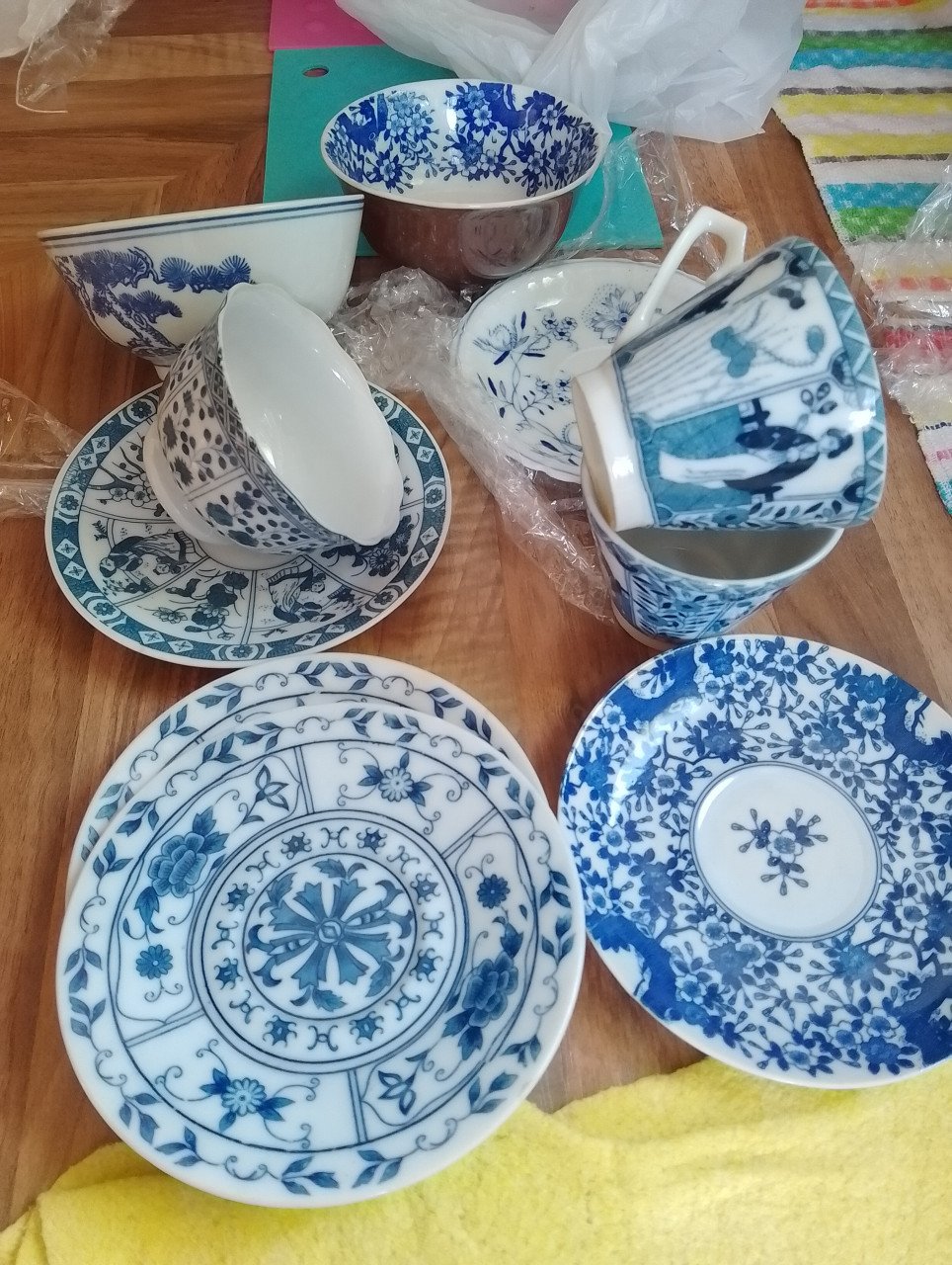 Delfts-Blauwe kopjes en kommetjes