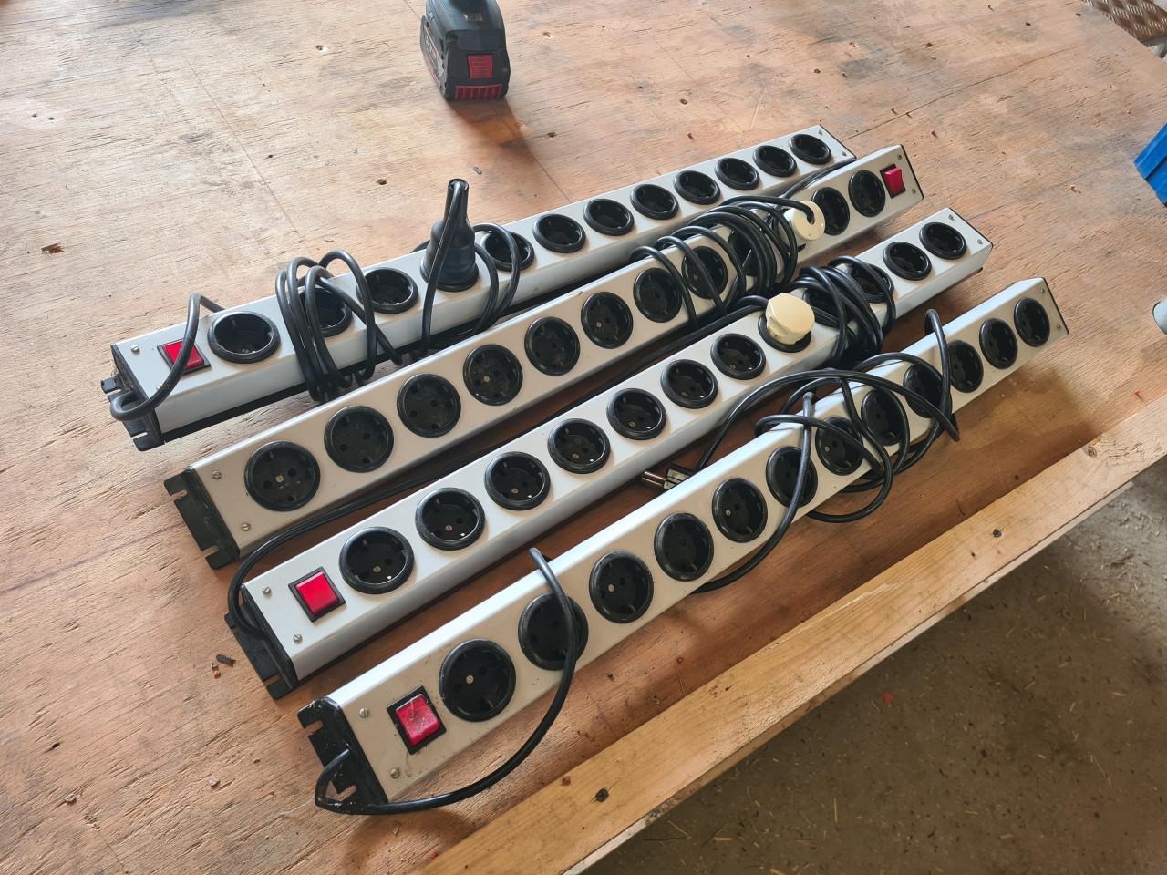 Stekkerdoos 12 voudig stopcontact