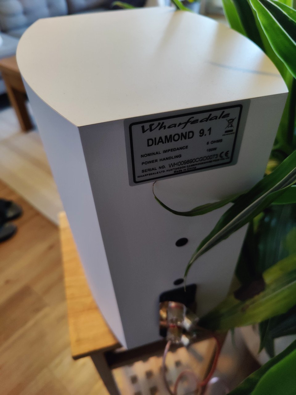 Wharfedale Diamond 9.1 speakers 3x, wit