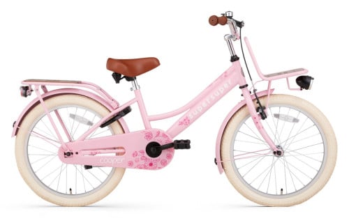 Nieuwe Supersuper 2025 Cooper Bamboo Meisjesfiets 20" 29cm Remnaaf 1 versn.