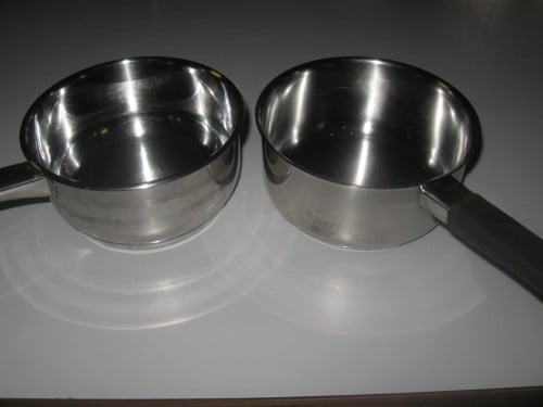 2 Steel pannen