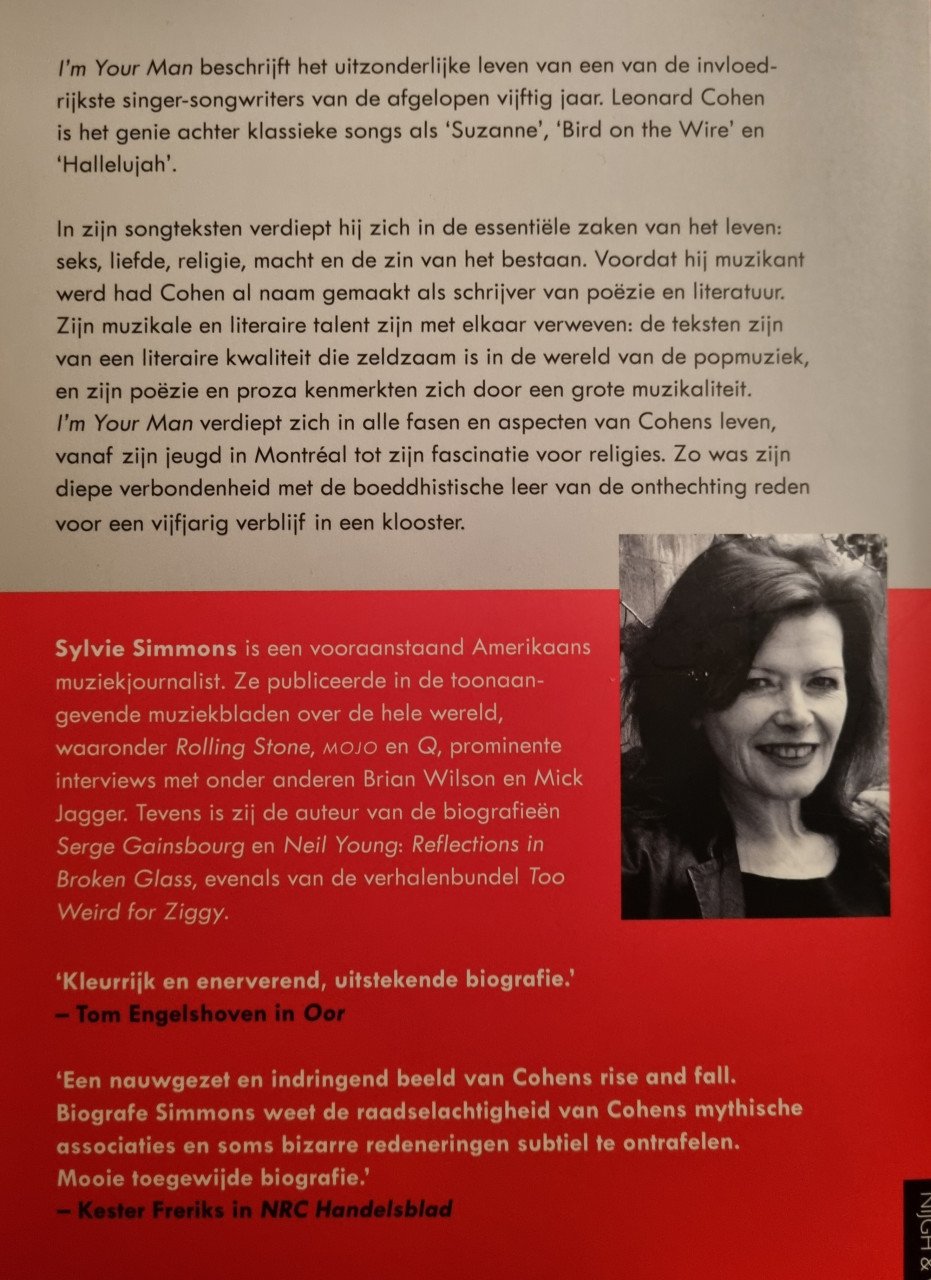 Boek: I'm Your Man Het leven van Leonard Cohen