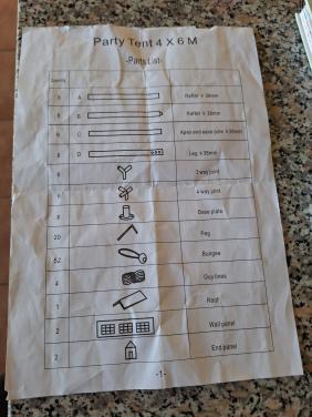 Partytent 4x6