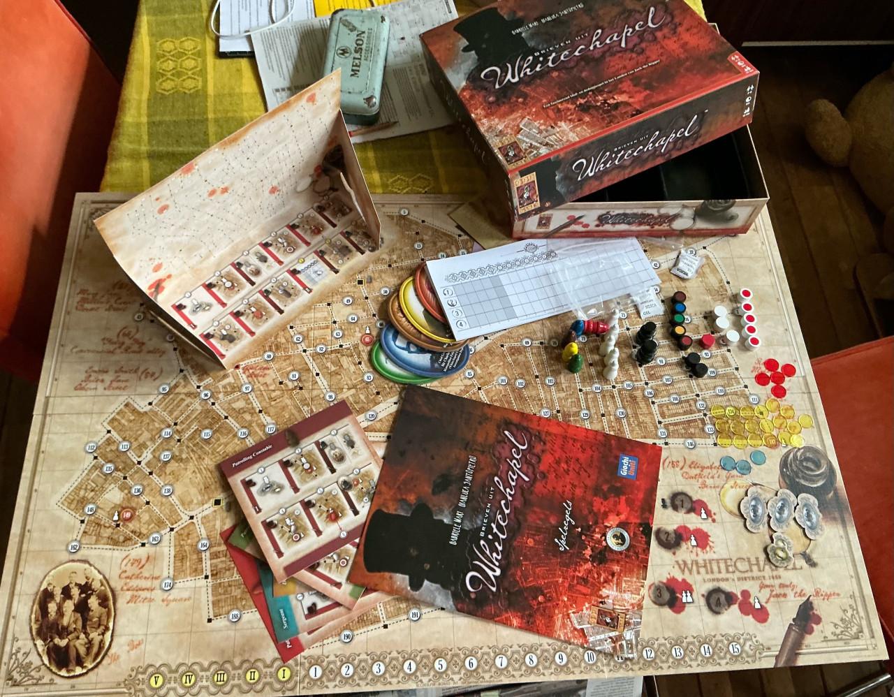 Brieven uit Whitechapel  bordspel 999games Jack The Ripper