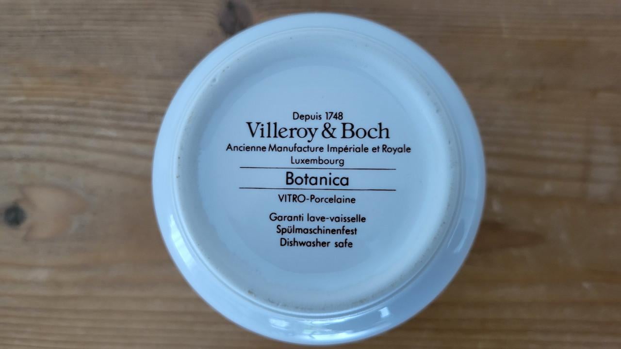 Vintage Villeroy & Boch Botanica voorraadpotje