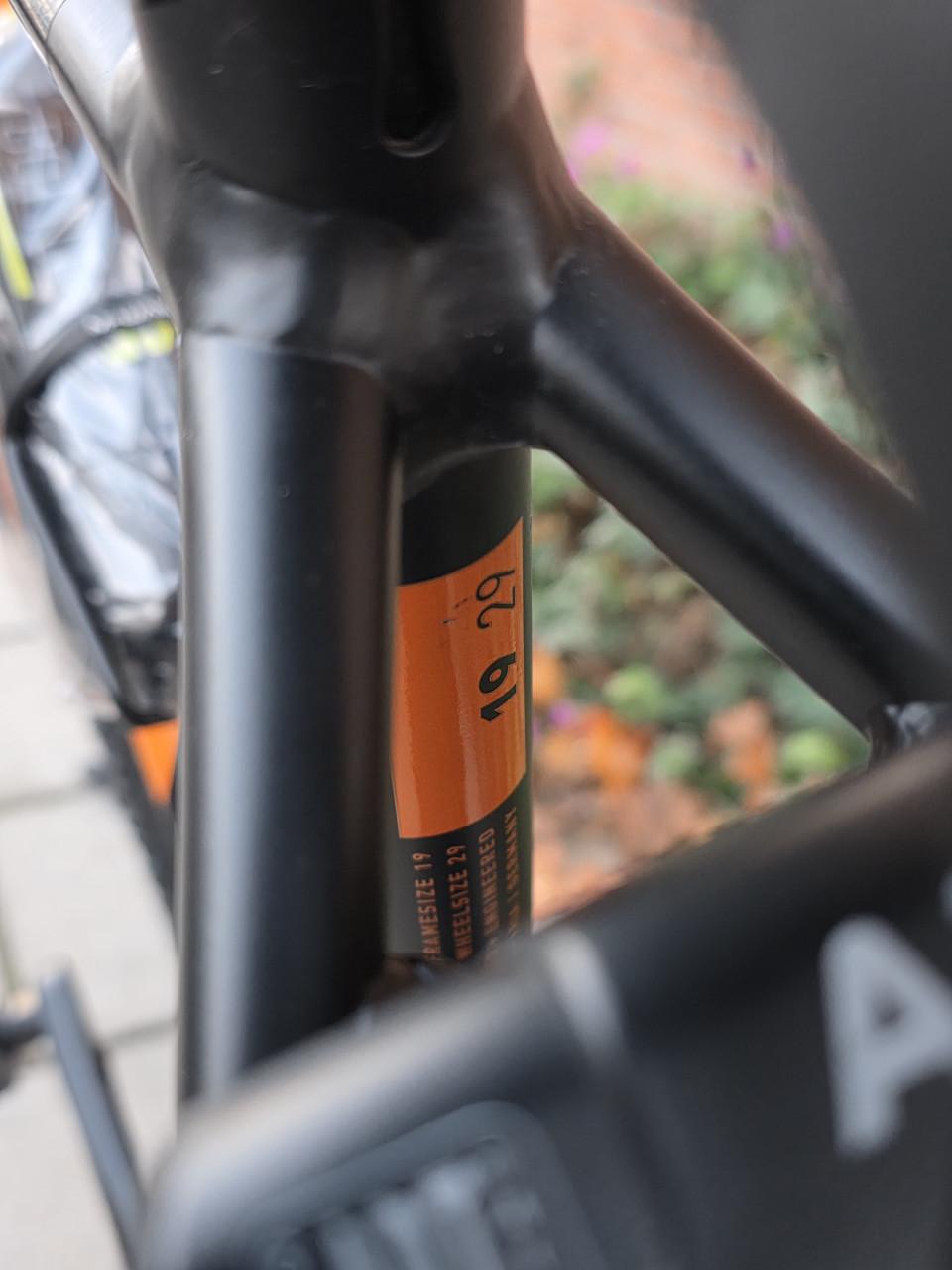 CUBE | AIM PRO | 29 INCH | FRAME 47 CM | NETTE STAAT!