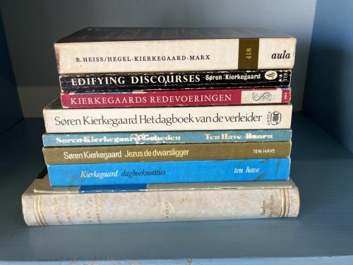 Soren Kierkegaard collectie filosofie boeken