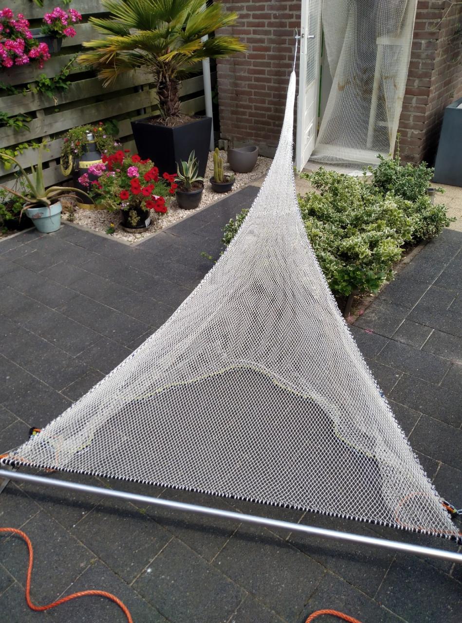Te koop garnalen/vis/aasnet