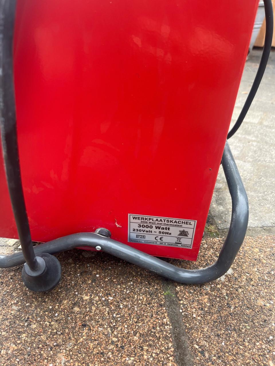 Werkplaatskachel 3000watt