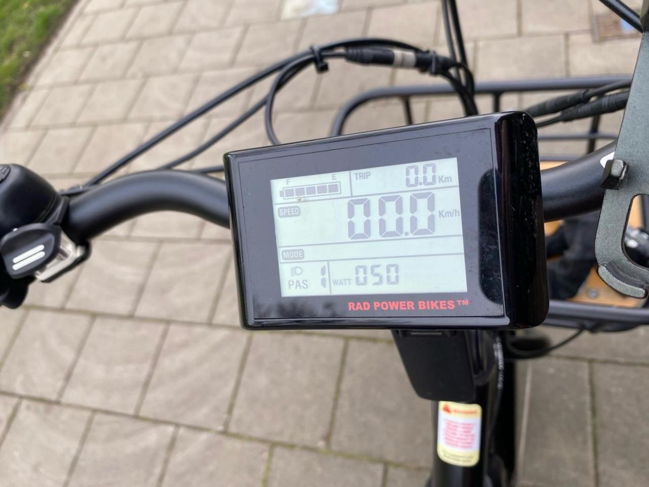 Electrische longtail transportfiets radwagon 4 zwart