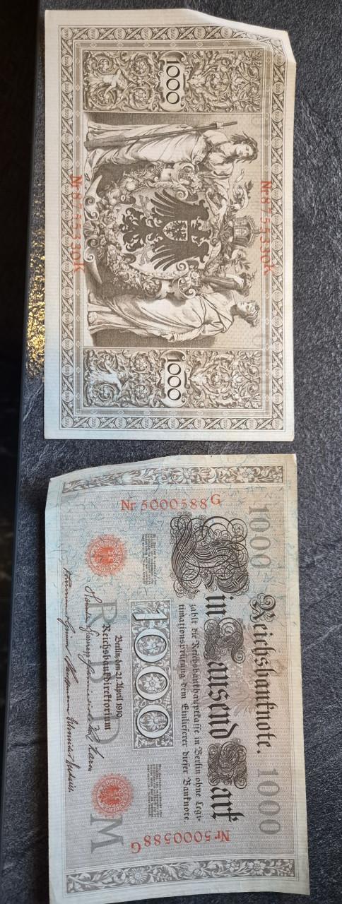 Duitse marken 1000 uit 1910