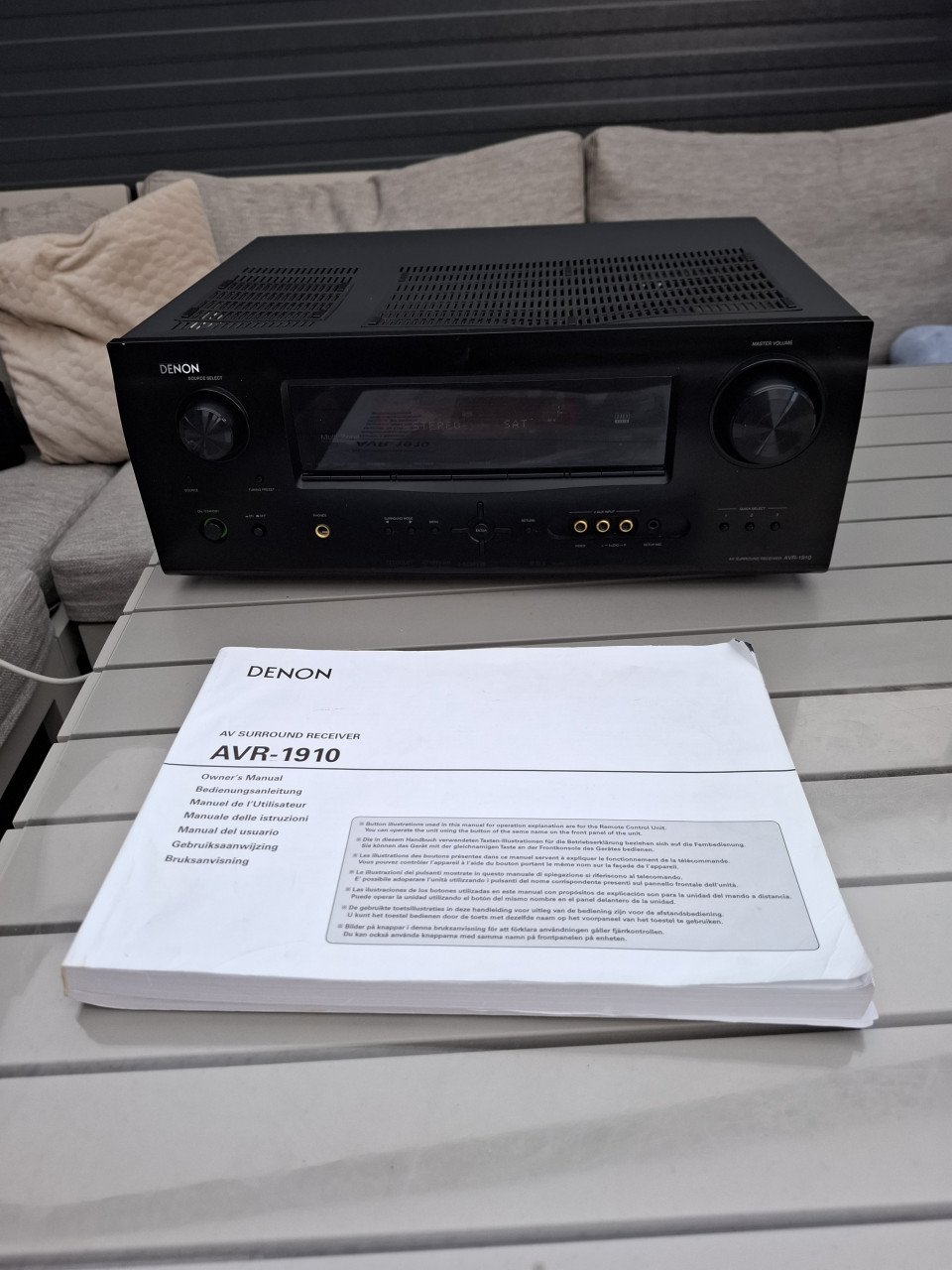 Denon AVR 1910 Surround Dolby DTS HDMI-receiver