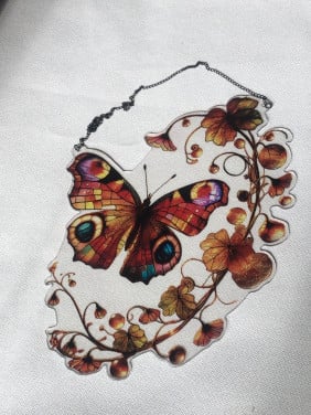 Vlinder ( nieuw ) tuinhanger, raamhanger , decoratie