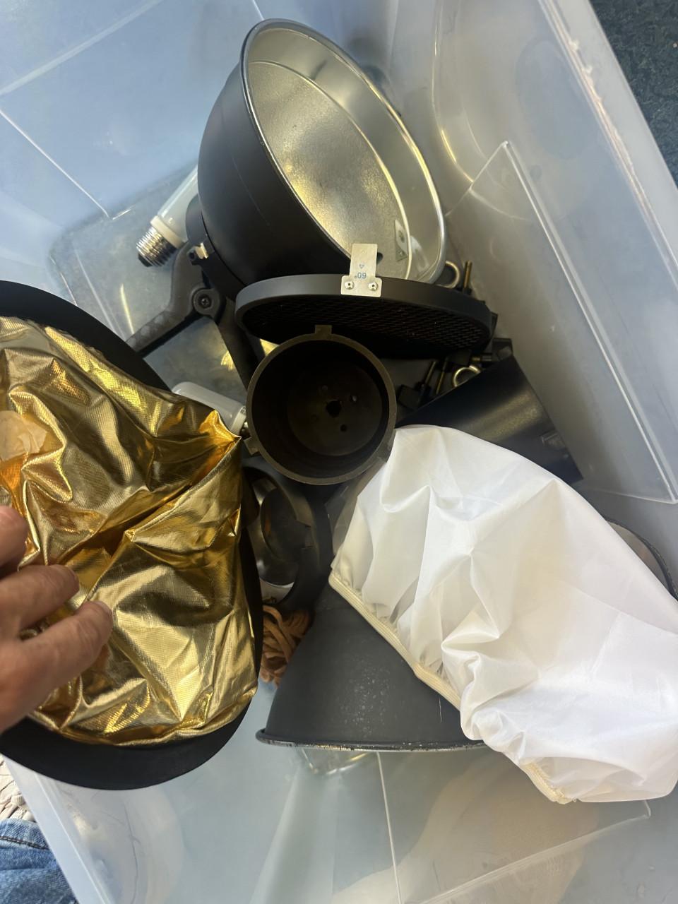 Set met flitskoppen
