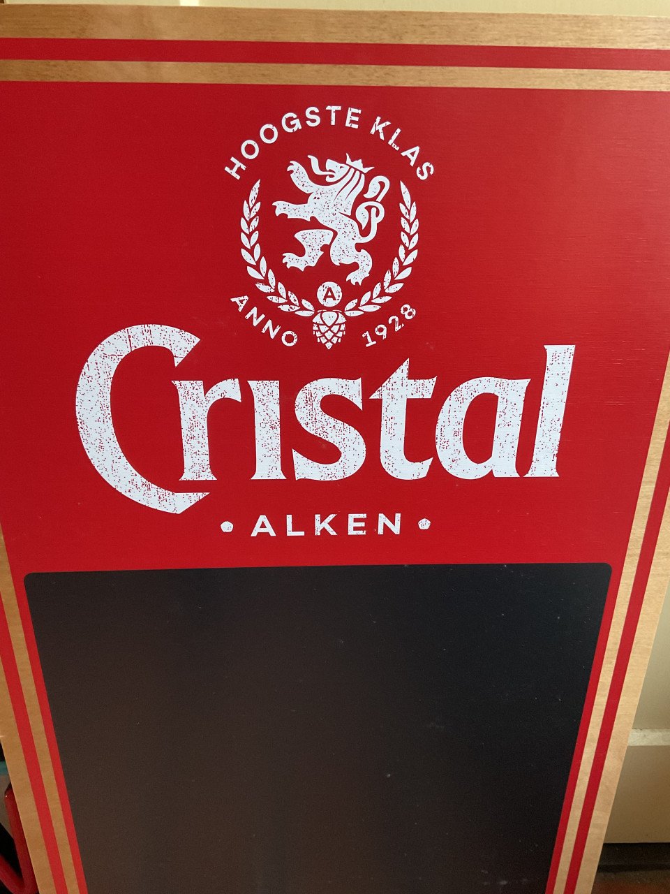 Krijtbord Cristal Alken bier